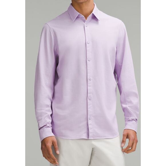 lululemon athletica Other - NWT, Lululemon, Men, Commission Long Sleeve Shirt, Size L, Lilac Ether